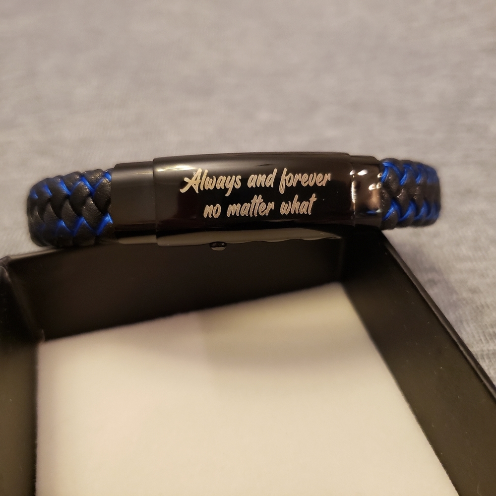 Men's Leather Bracelet Cuff